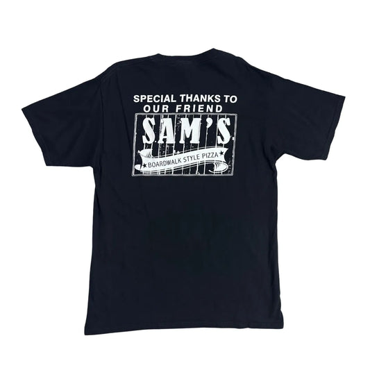 Port & Company® Sam’s Boardwalk Pizza Graphic Black Tee