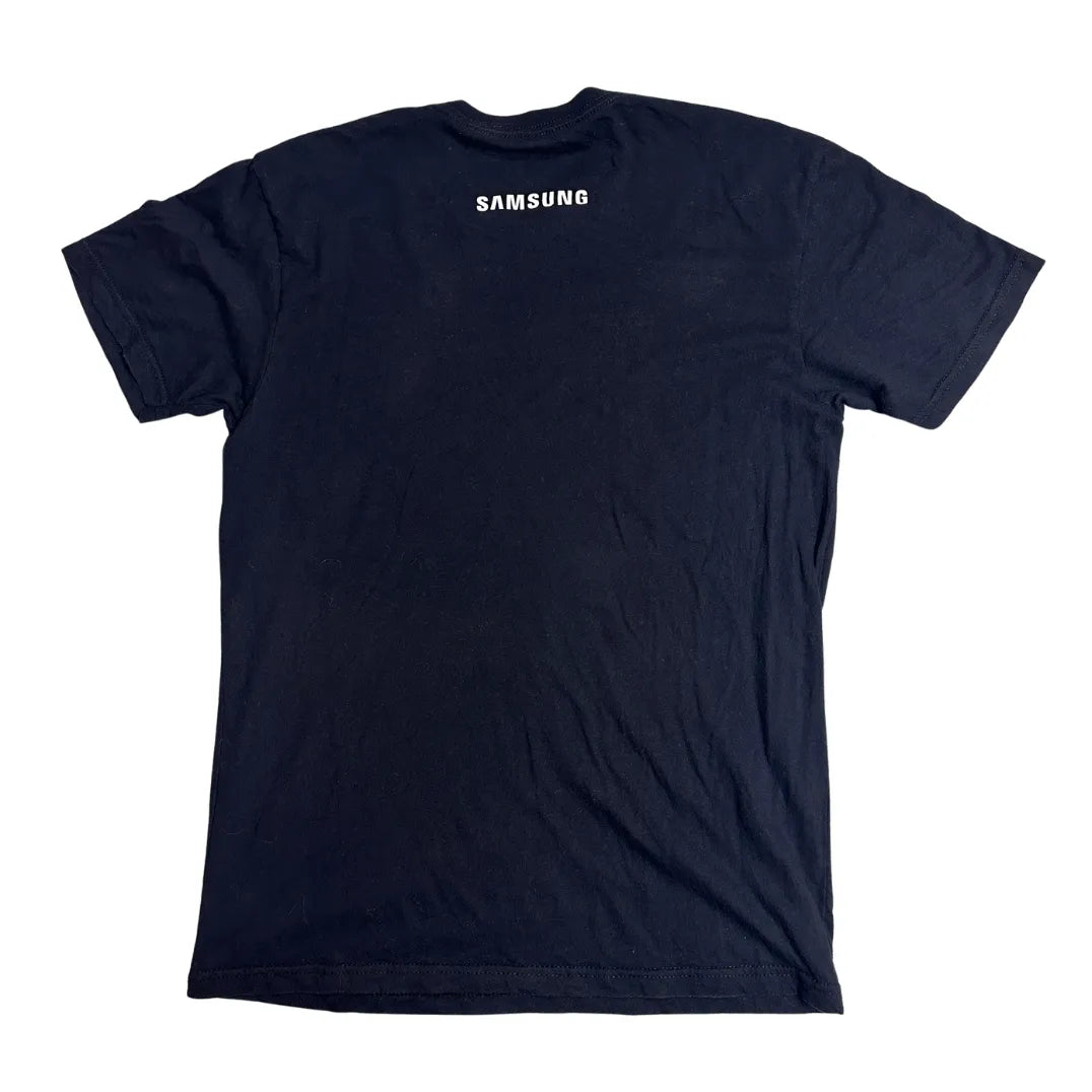 Next Level Apparel® Galaxy S10 Minimal Logo Black Tee