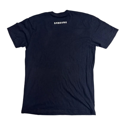 Next Level Apparel® Galaxy S10 Minimal Logo Black Tee