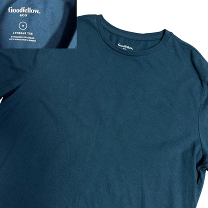 💙 Classic Navy Crew Neck Tee by Goodfellow & Co(M)