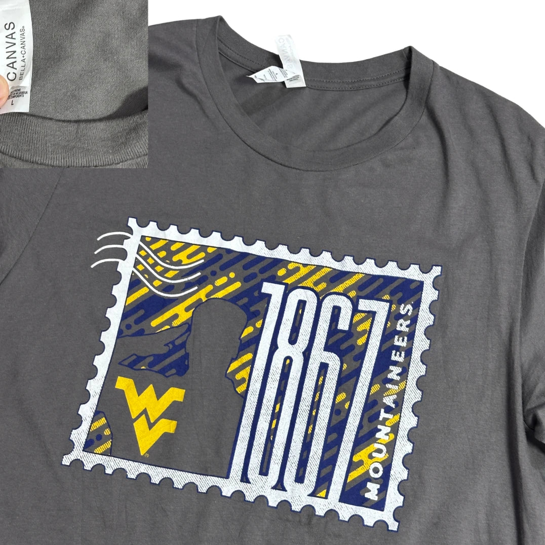 West Virginia Mountaineers 1867 Graphic T-Shirt(L)