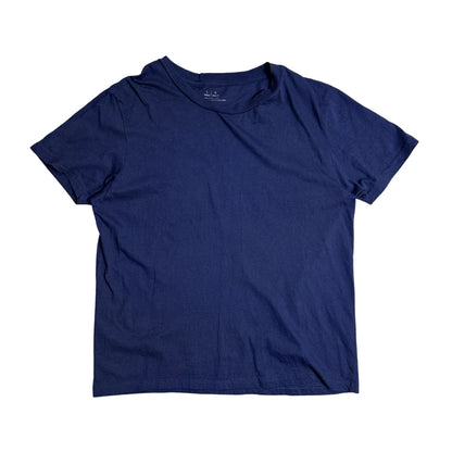 Classic Navy Crew Neck Essential T-Shirt(L)