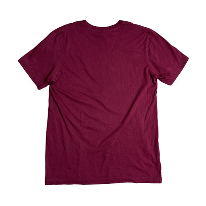 Artistic Script Graphic Crew Neck T-Shirt(M)