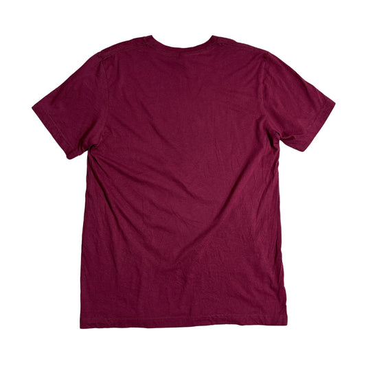 Artistic Script Graphic Crew Neck T-Shirt(M)