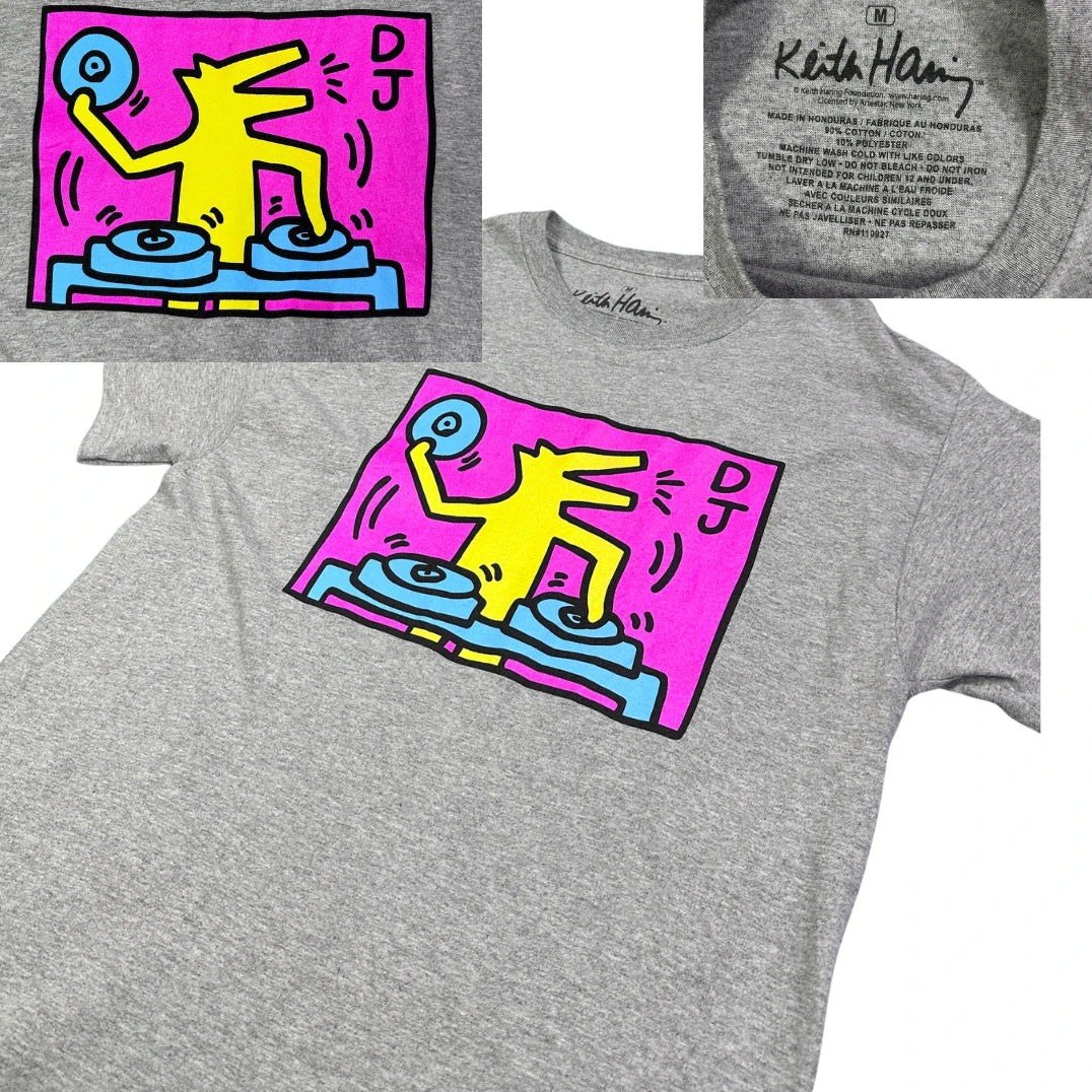 Keith Haring® Grey Graphic Crew Neck T-Shirt