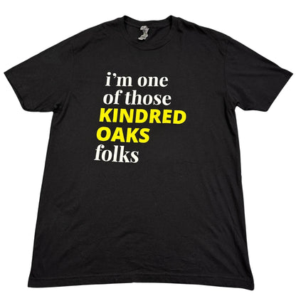 Next Level Apparel® Black "Kindred Oaks" Graphic T-Shirt