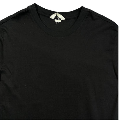 H&M black Plain Crew Neck T-Shirt