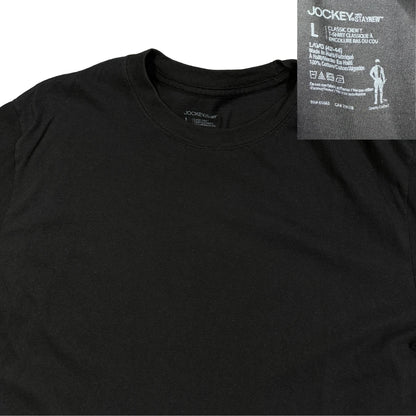 Jockey® Black Classic Crew Neck T-Shirt