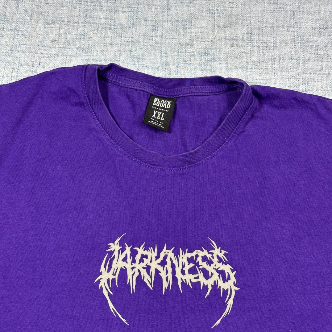 BLACK SQUAD® Purple Graphic T Shirt(2XL)