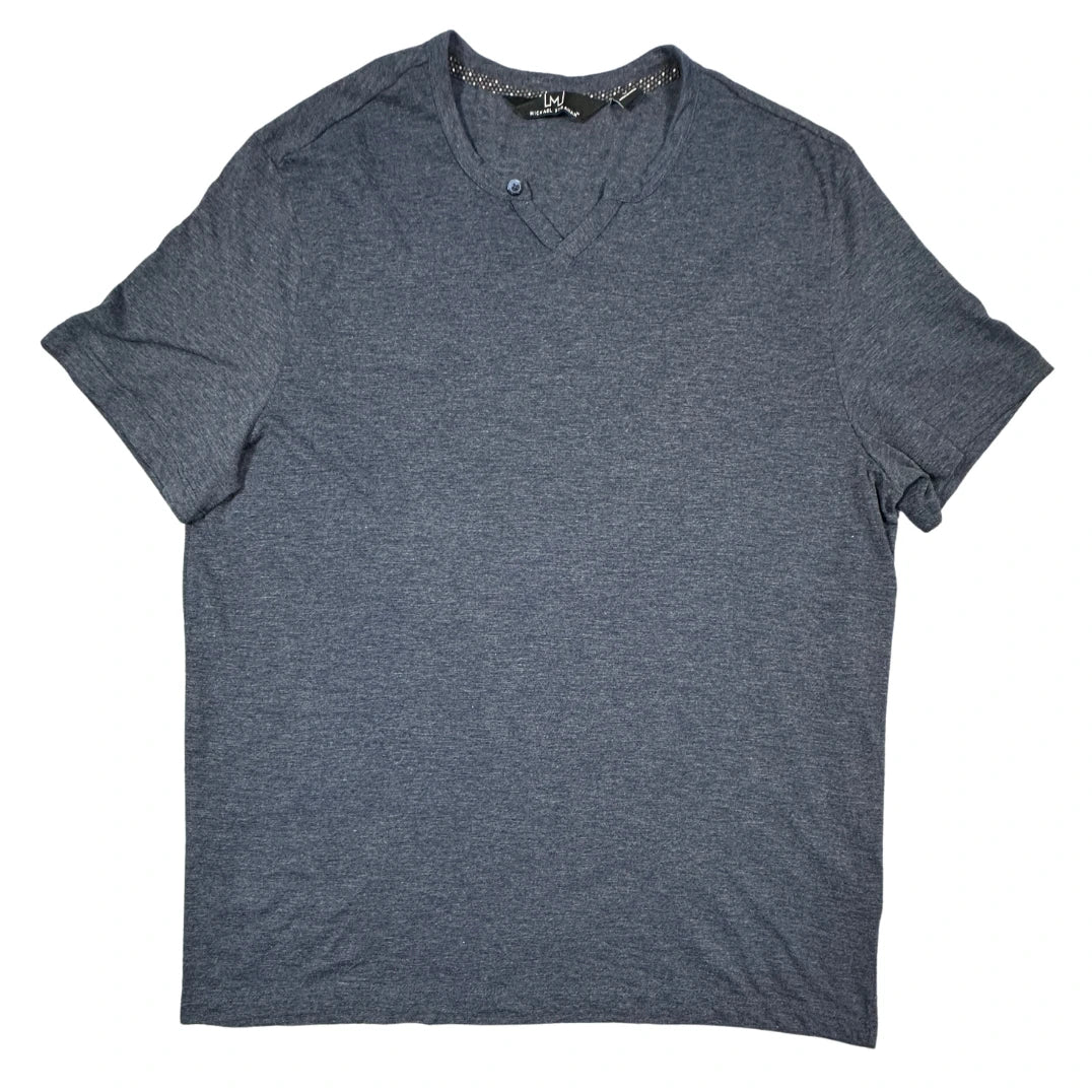 MICHAEL STRAHAN® Heathered V Neck T Shirt(L)