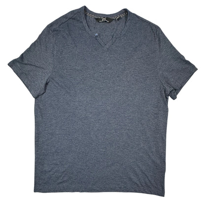 MICHAEL STRAHAN® Heathered V Neck T Shirt(L)