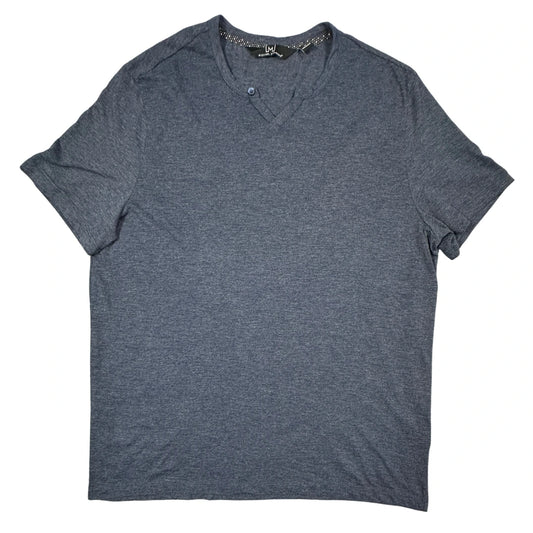 MICHAEL STRAHAN® Heathered V Neck T Shirt(L)