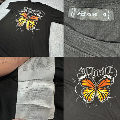 FB Sister® Butterfly Graphic Tee(XL)