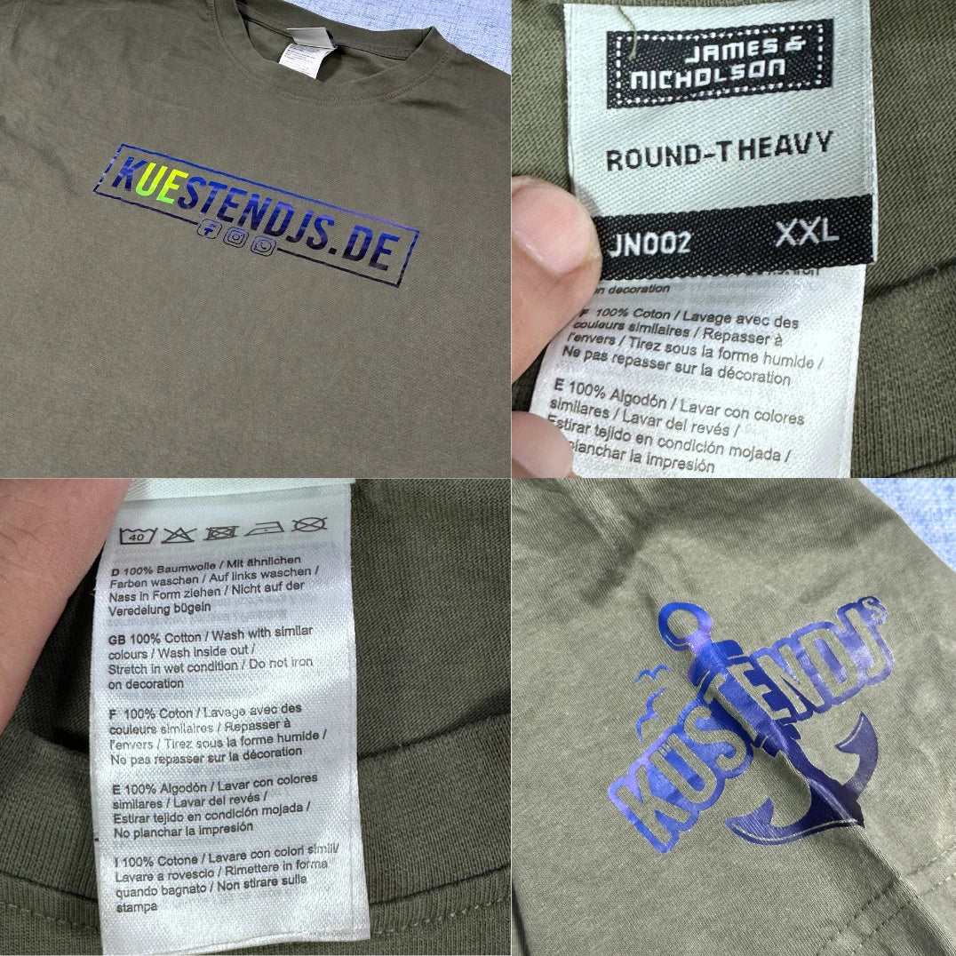 James & Nicholson® KuestenDJs Tee (2XL)