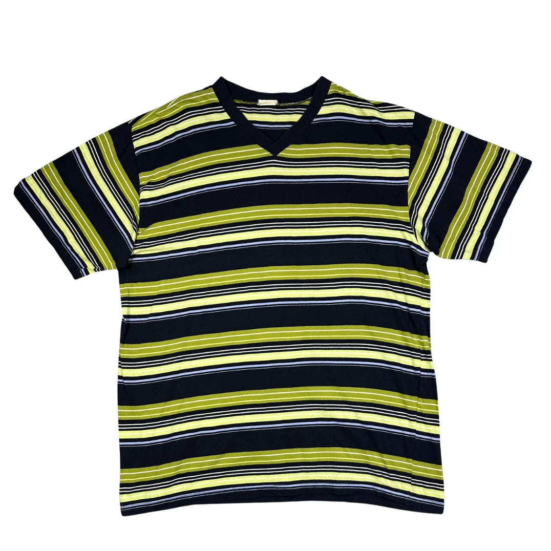 Basic Line® Striped V Neck Tee