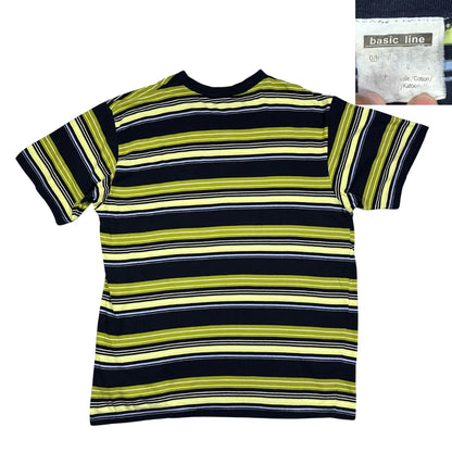 Basic Line® Striped V Neck Tee
