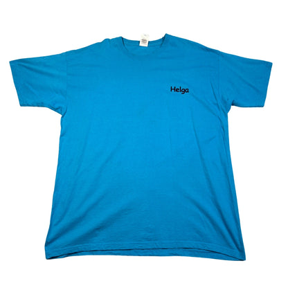 Fruit of the Loom Blue Men's T-Shirts Men Cotton T Shirts