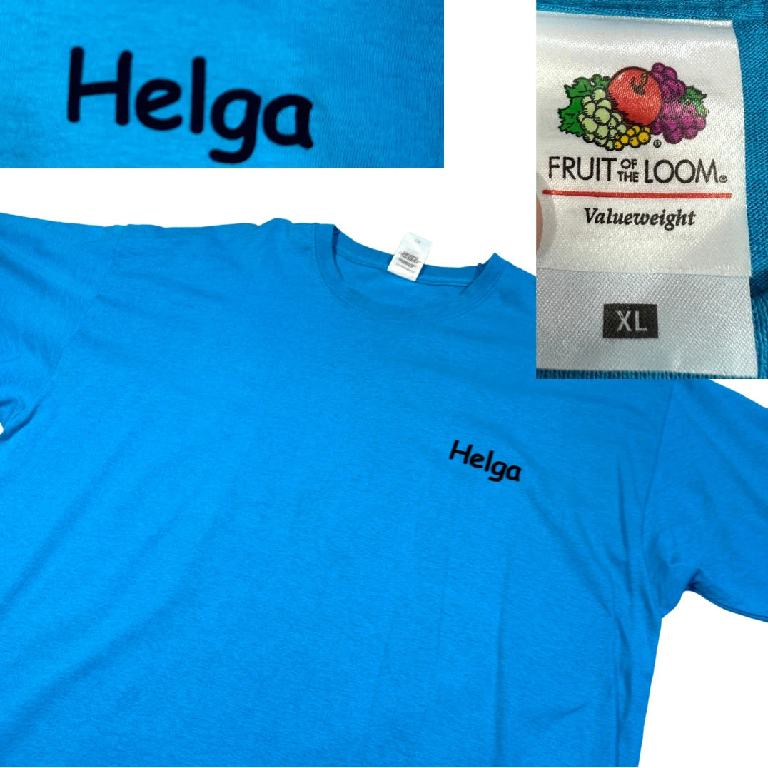Fruit of the Loom Blue Men's T-Shirts Men Cotton T Shirts