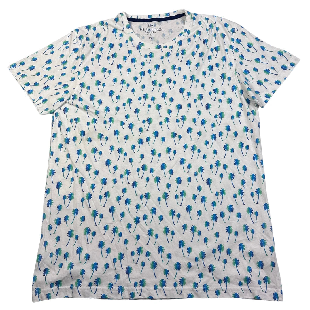 Nils Sundström White Men's T-Shirts Men Cotton T Shirts
