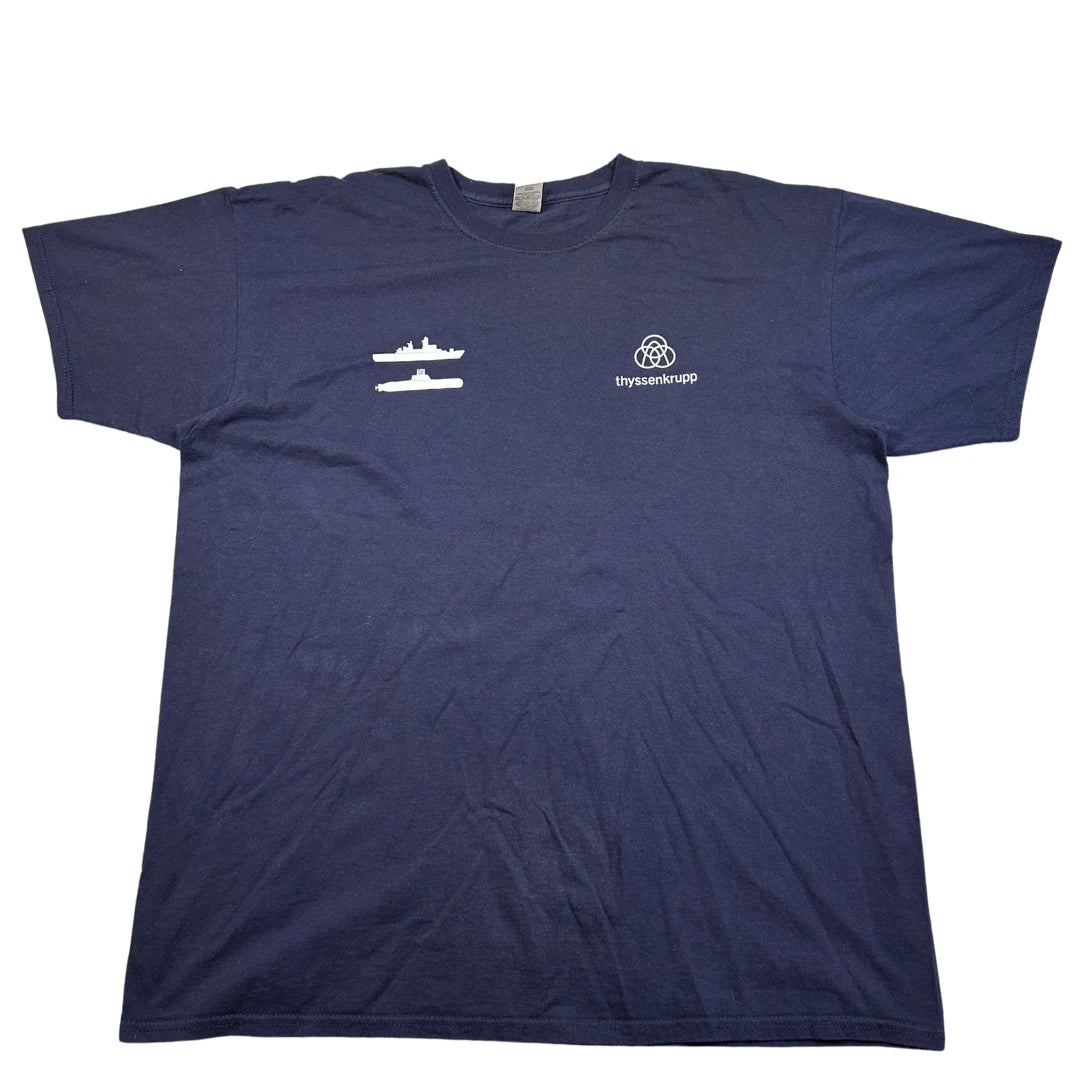 Fruit of the Loom Navy Men's T-Shirts Men Cotton T Shirts