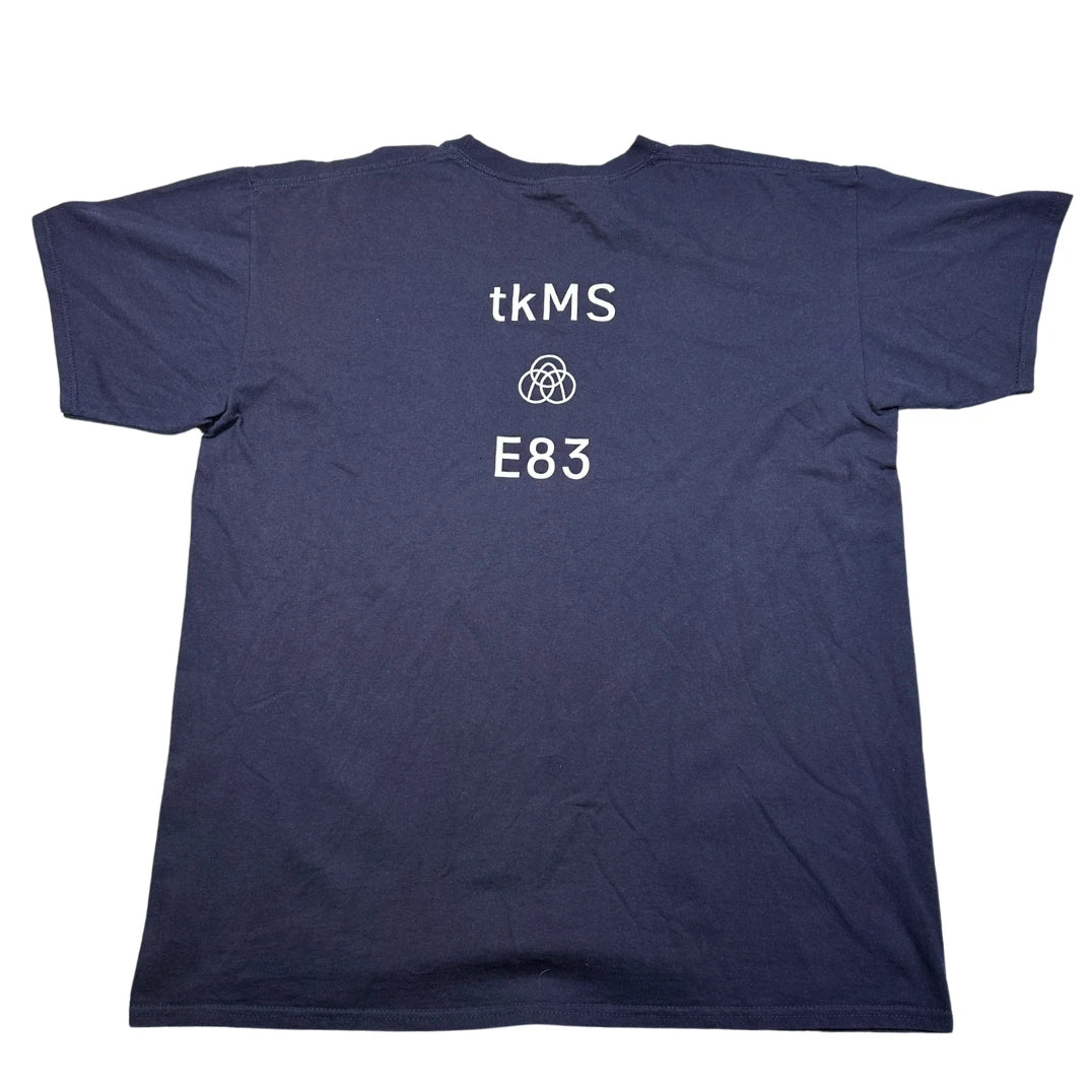 Fruit of the Loom Navy Men's T-Shirts Men Cotton T Shirts