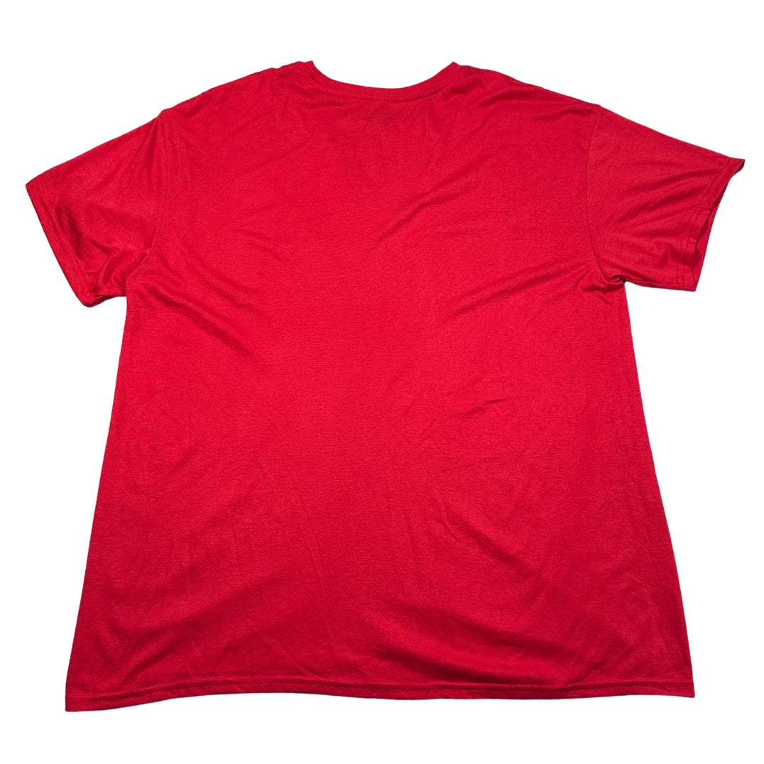 Gildan Red Men's T-Shirts Men Cotton T Shirts