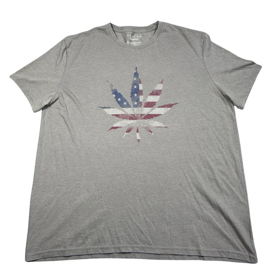 Lucky Brand Grey Men's T-Shirts Men Cotton T Shirts