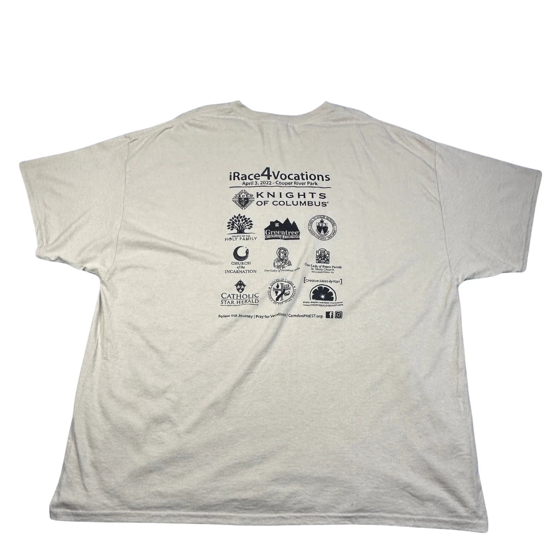 Gildan® White T Shirt iRace4Vocations-3XL