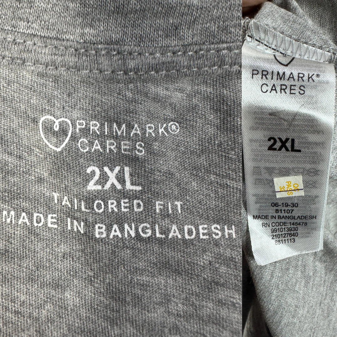 Primark Cares® Grey T Shirt Tailored