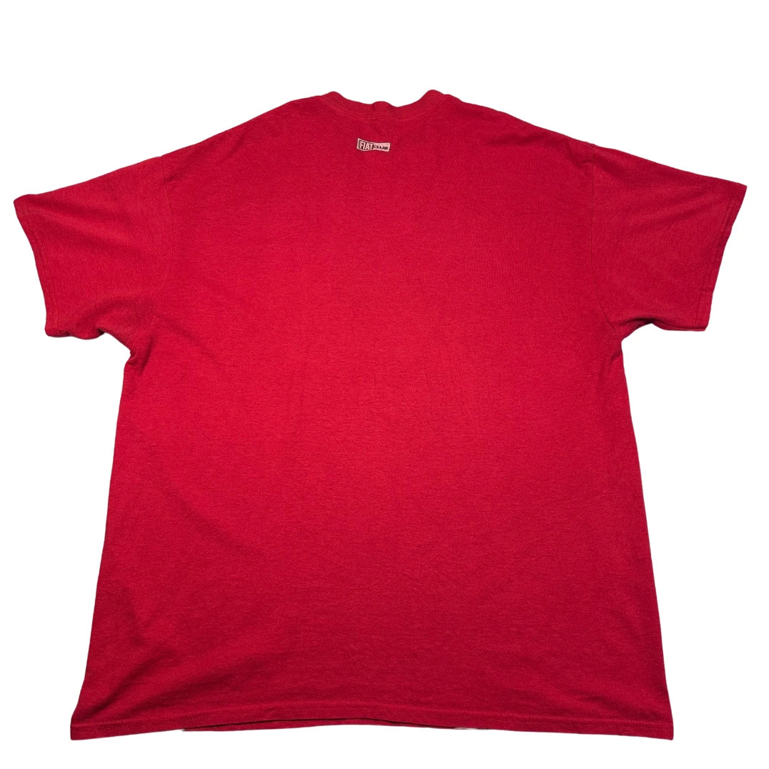 Gildan DryBlend® Red Graphic T Shirt-XL