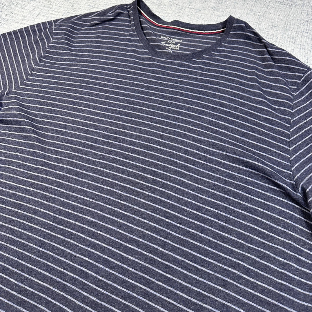 Tchibo Navy Striped T-Shirt Organic-2XL