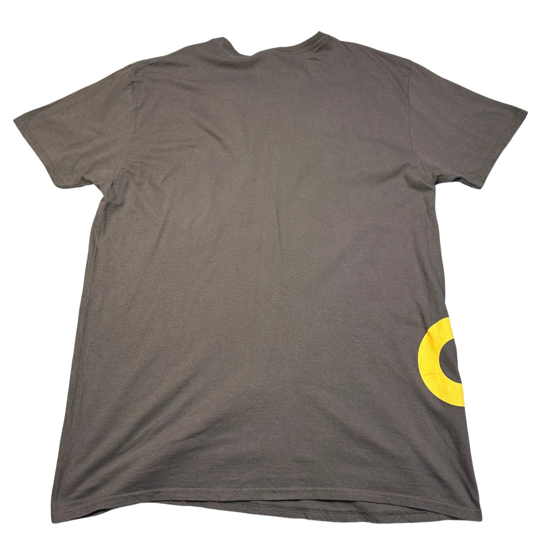 Gildan® Grey Graphic T-Shirt Neon-XL