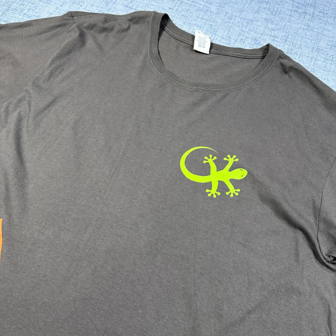 Gildan® Grey Graphic T-Shirt Neon-XL