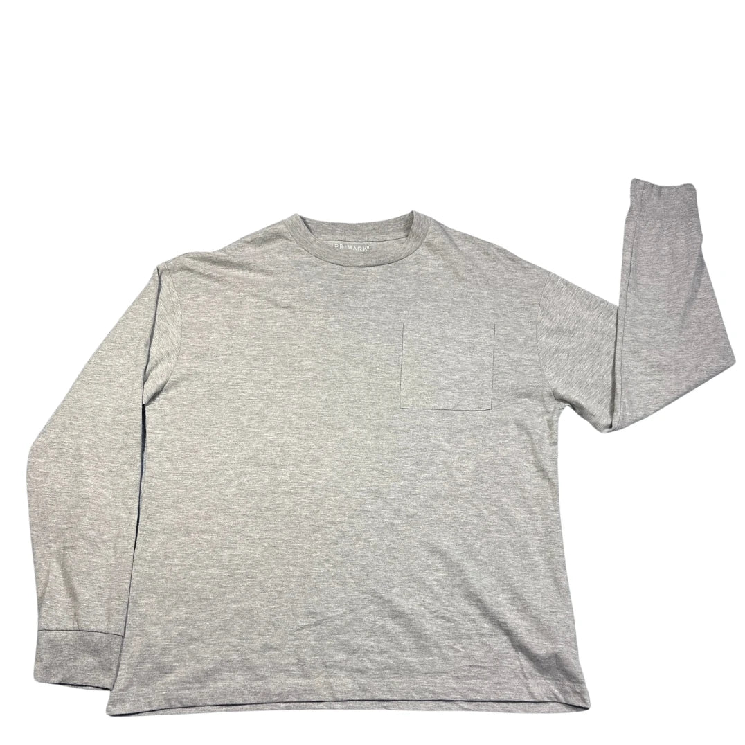 Primark® Grey Long Sleeve Pocket Tee-L