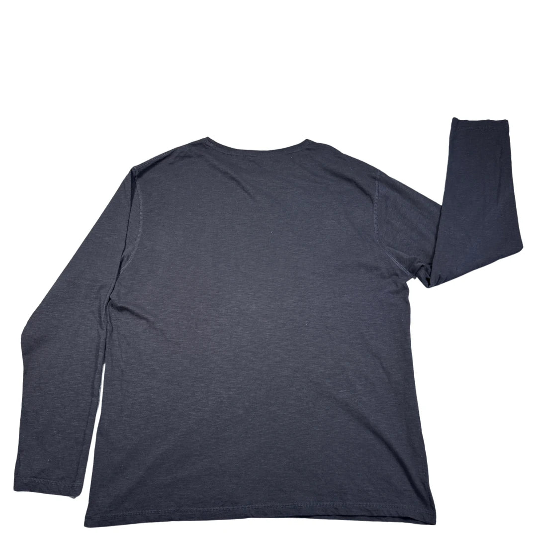 Tom Tompson® Navy Long Sleeve Bio Cotton Tee-2XL