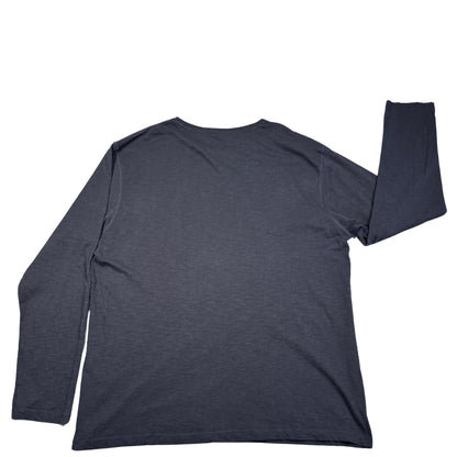 Tom Tompson® Navy Long Sleeve Bio Cotton Tee-2XL