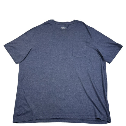 Croft & Barrow® Blue Pocket T-Shirt-XL