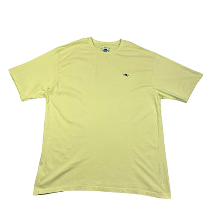 Joe Marlin Yellow Embroidered Logo T-Shirt-2XL