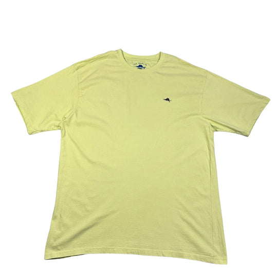 Joe Marlin Yellow Embroidered Logo T-Shirt-2XL