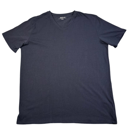 Jean Pascale Navy V-Neck T-Shirt
