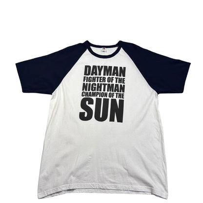 Fruit of the Loom White Dayman Raglan T-Shirt-XL
