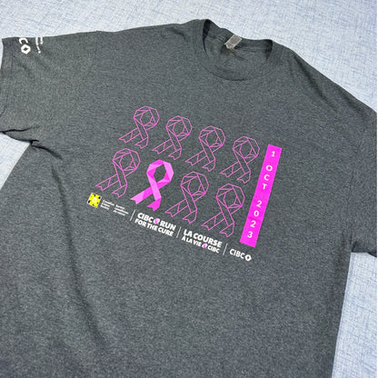 Gildan Grey CIBC Run for the Cure T-Shirt-XL