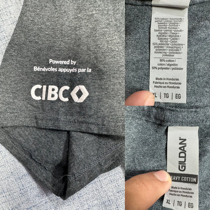 Gildan Grey CIBC Run for the Cure T-Shirt-XL