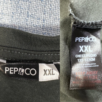 Pep&Co Olive Camo T-Shirt-2XL