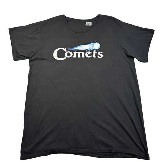 Unbranded Black Comets Graphic T-Shirt-XL