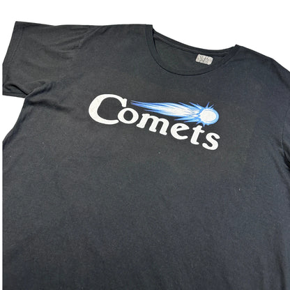 Unbranded Black Comets Graphic T-Shirt-XL