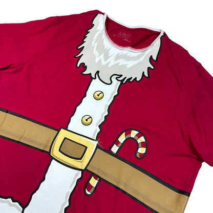 M&S Red Santa Suit T-Shirt-XL