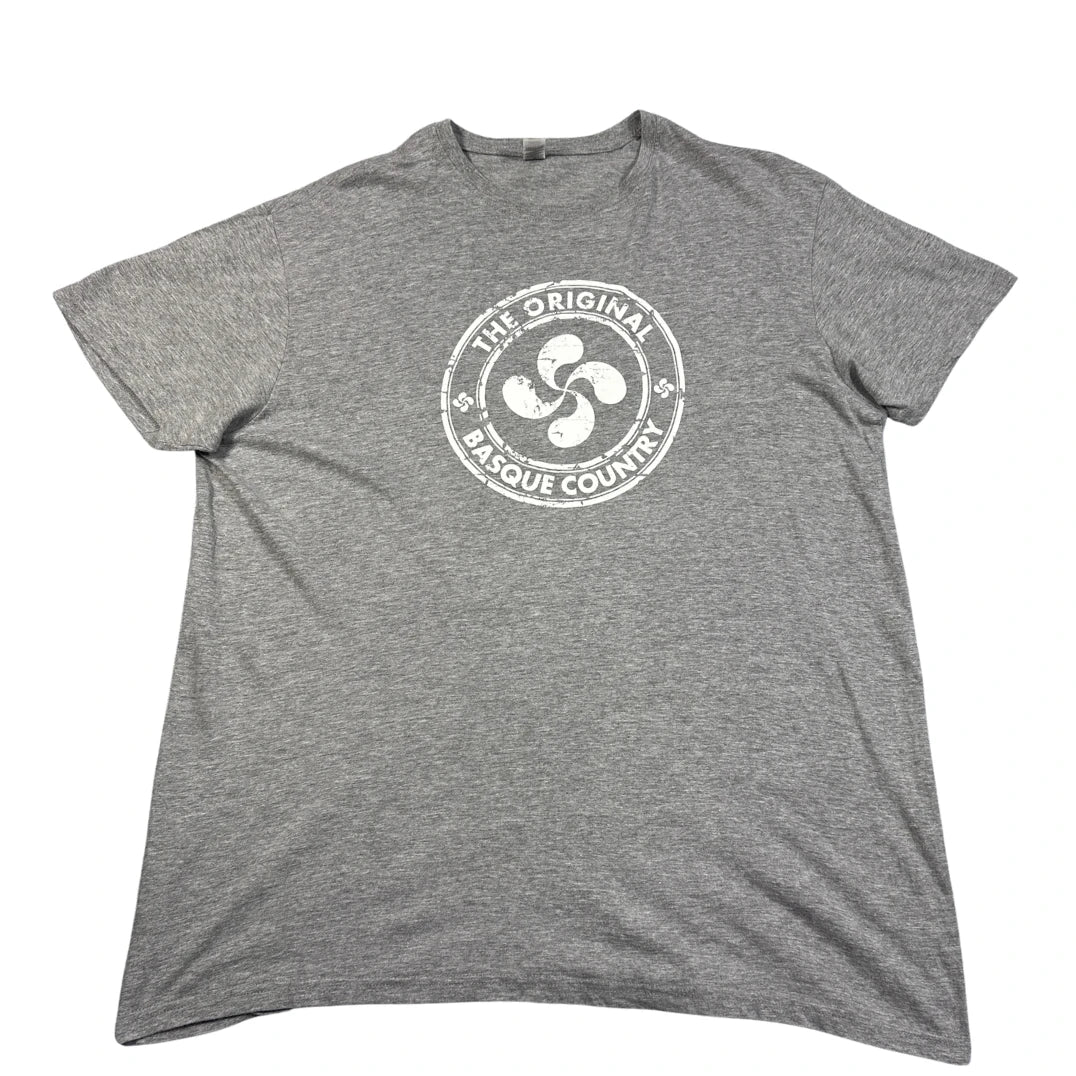 Roly Grey Basque Country Graphic T-Shirt-XL