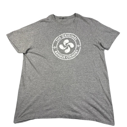 Roly Grey Basque Country Graphic T-Shirt-XL