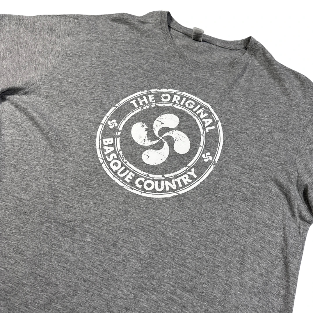 Roly Grey Basque Country Graphic T-Shirt-XL